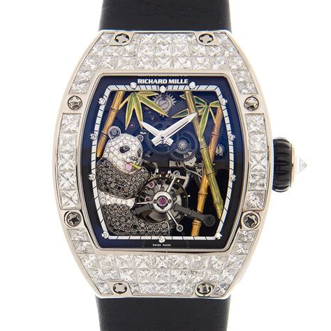 richard mille black diamond|richard mille panda watch.